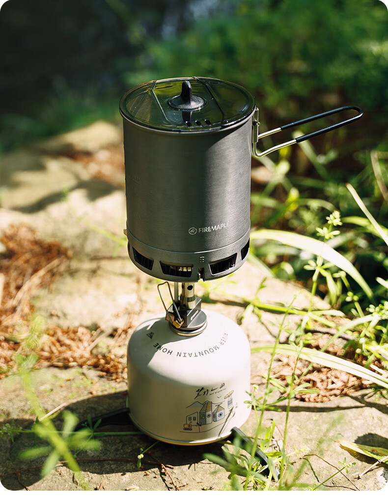 Автономная горелка FIRE-MAPLE G3 Heat-Gathering Single Pot, легкая, для туризма и альпинизма, ветрозащитная, с функцией сбора тепла