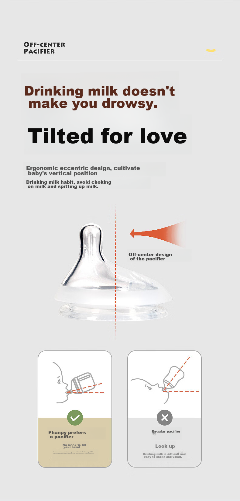 Бутылочка для кормления Xiaomi Xiaoyaxiang, антиколиковая, с широким горлом, размер M, 3-6 месяцев, силиконовая