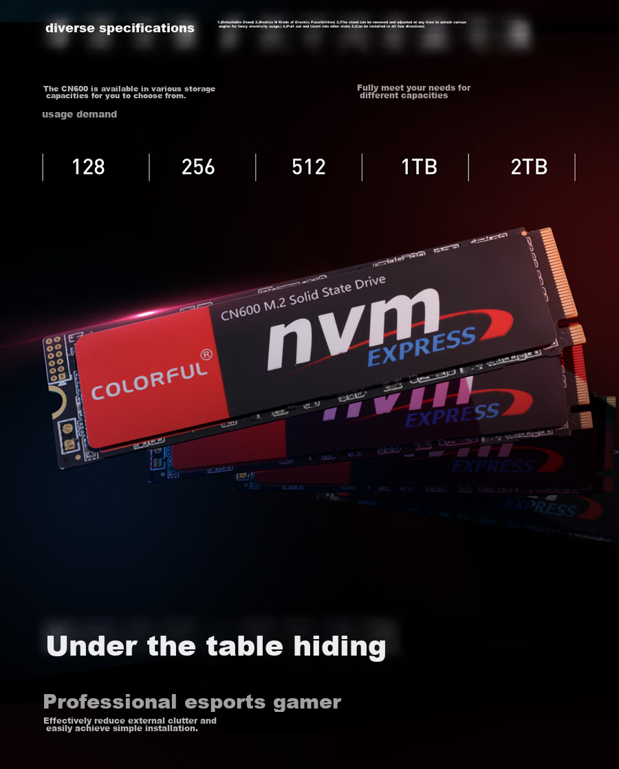 Твердотельный накопитель Colorful CN600 Series SSD M.2 NVMe PCIe 3.0 x4 512GB