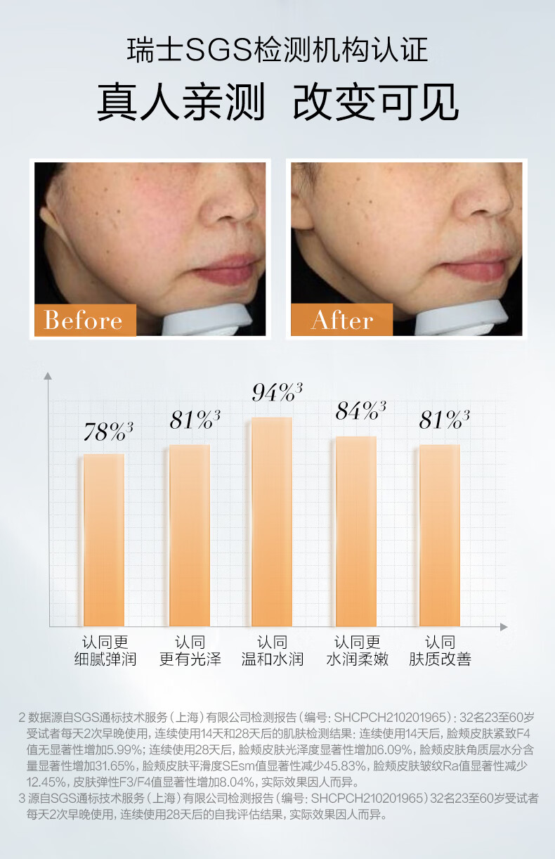 珀莱雅（PROYA）双抗精华2.0 早c晚a抗糖抗氧精华液化妆品提亮肤色抗皱精华50ml