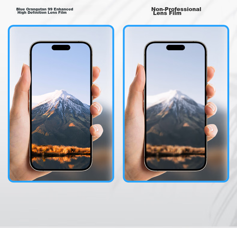 Защитная пленка для камеры Lanxingxiansheng для iPhone 16 Pro Max, закаленное стекло 99AR HD, черная
