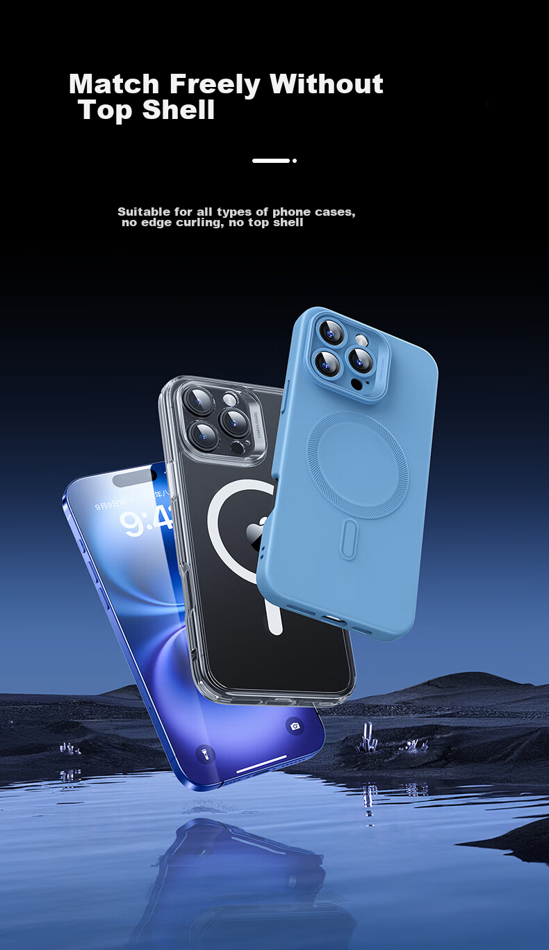Защитное стекло ESR для iPhone 16, комплект 2 шт., прозрачное