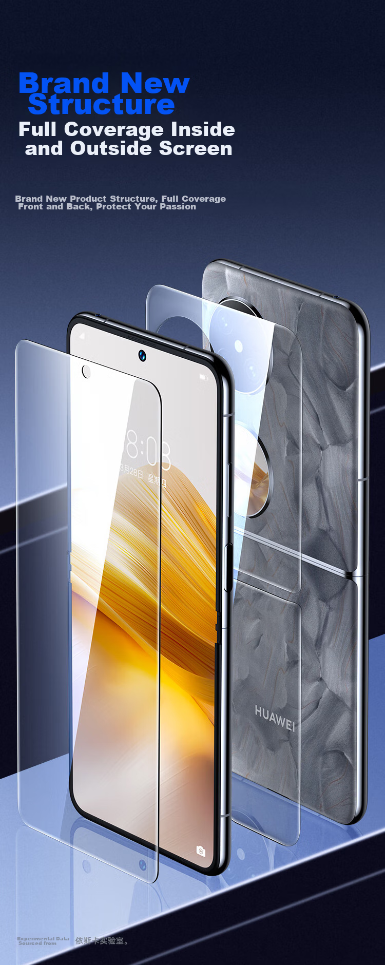 Защитная гидрогелевая пленка для Huawei Pocket 2