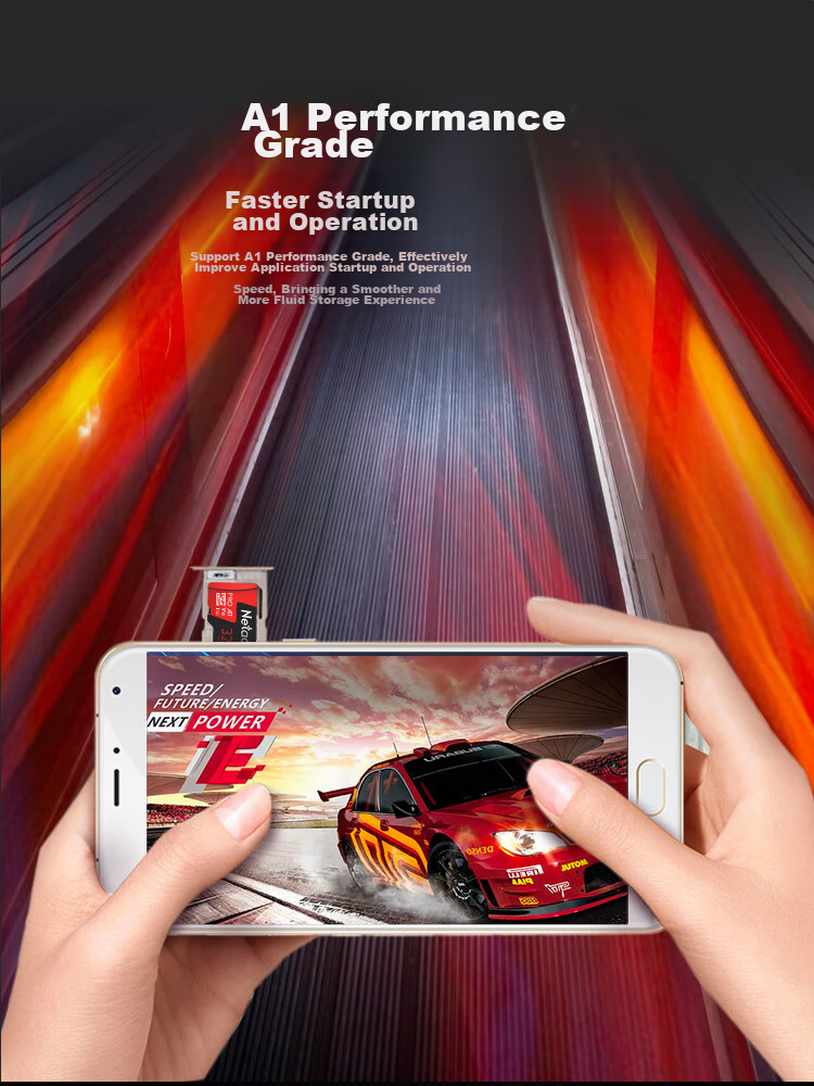 Карта памяти Netac 32GB TF (MicroSD) A1 U1 V10 4K, высокопрочная, для видеорегистратора и камеры наблюдения, скорость чтения 100 МБ/с