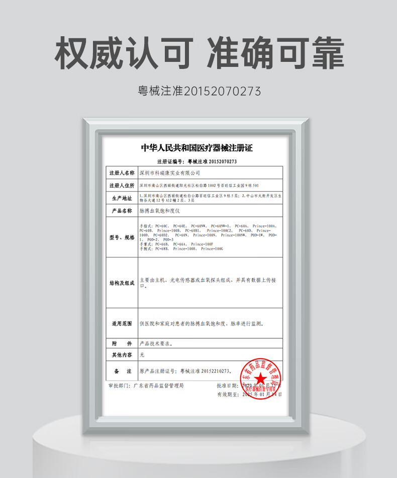 乐普血氧仪指夹式血氧饱和度脉搏检测器指脉氧仪指尖血氧仪POD-2浅蓝