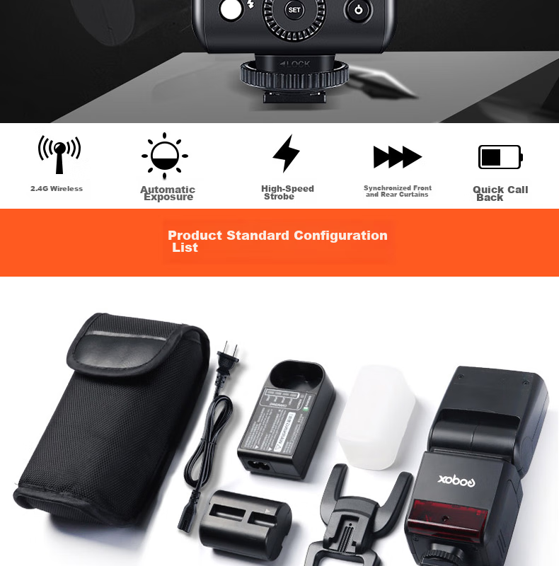 Вспышка Godox V350-C TTL для беззеркальных камер Canon, портативная, с литиевой батареей, горячий башмак, Speedlight (версия Canon)