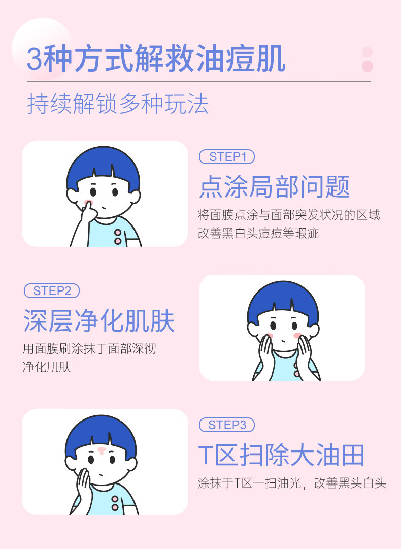 芙清密钥 水杨酸面膜清洁祛痘控油涂抹去角质改善粉刺黑白头 【热卖-畅享装】水杨酸80g