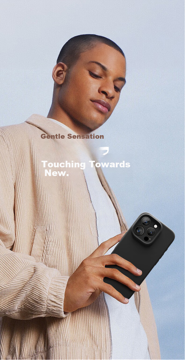DIVI Чехол-накладка из жидкого силикона для Apple iPhone 15, черный