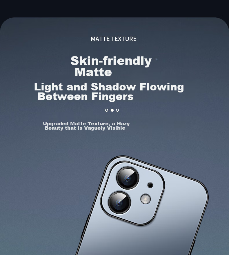 Чехол для iPhone 11 Shangsu AG Frosted, черный, деловой стиль, противоударный