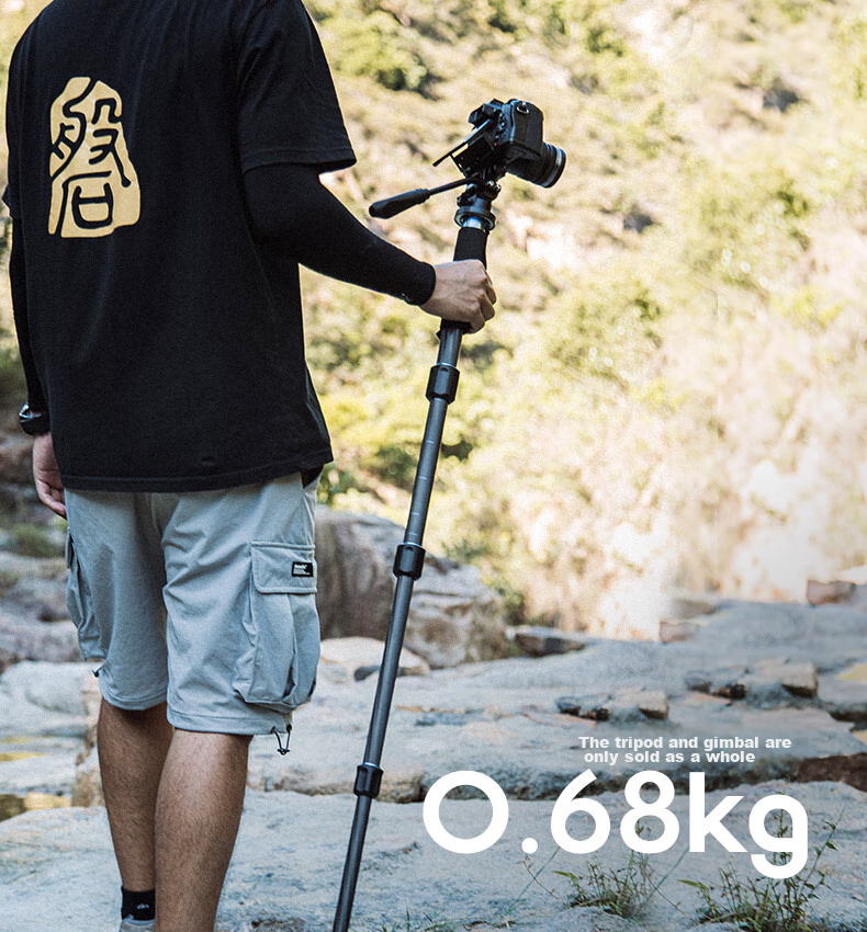 Штатив Fotopro MH-2A, мини-гидравлический, портативный, металлический, для видеосъемки, оранжевый
