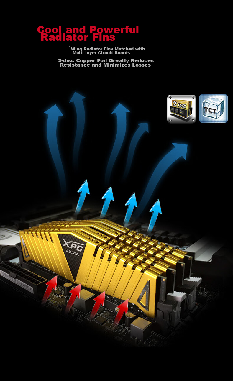Комплект оперативной памяти ADATA XPG Weilong Z1 DDR4, 16 ГБ (2x8 ГБ), 3600 МГц