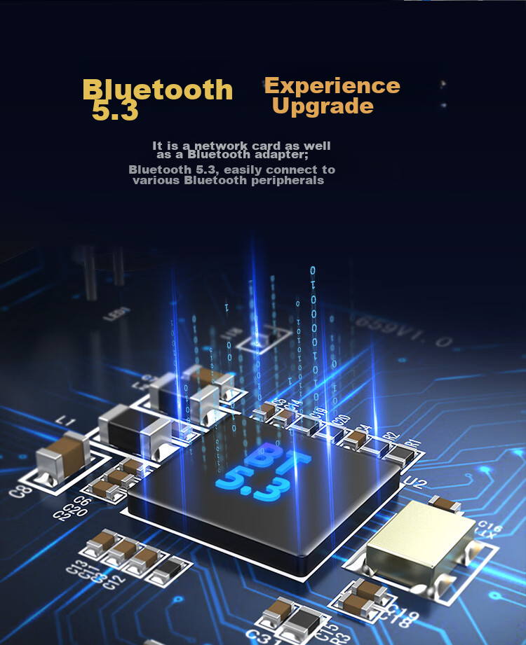 Wi-Fi адаптер COMFAST AX900, Bluetooth 5.3, USB, двухдиапазонный, для ПК, 900 Мбит/с