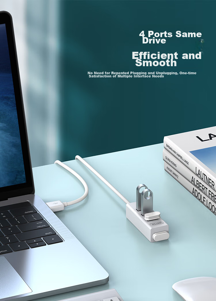USB-хаб UNITEK, 4 порта