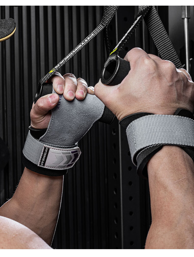 Ремешок для тяги FITTER GEAR, с защитой ладони, для мужчин и женщин, фитнес-перчатки и ремешок для поддержки запястья