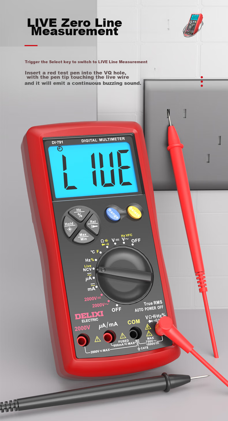 Мультиметр DELIXI ELECTRIC 2000В