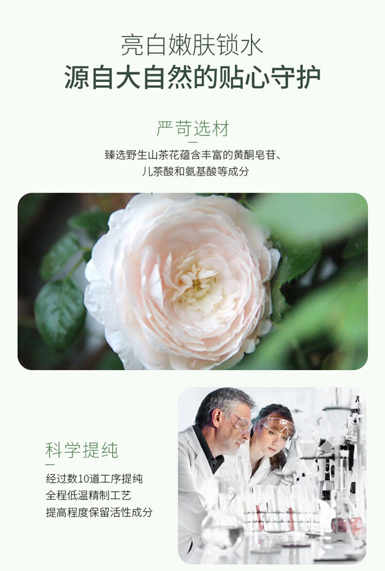 范泳辰山茶花氨基酸泡沫洗面奶温和清洁毛孔学生保湿控油男女通用洁面乳 山茶花洁面乳一瓶600ml+面膜