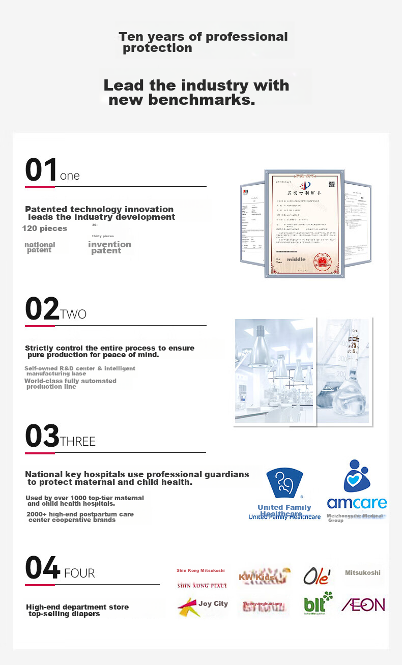 Подгузники Lelch Anmin Microclimate Series, для дневного использования, размер S, 28 штук (4-8 кг)