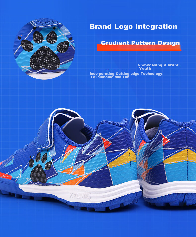 Футбольные бутсы KELME для юношей, модель ZX90113052, для искусственного газона, дышащие, нескользящие, износостойкие, флуоресцентно-желтые, размер 37