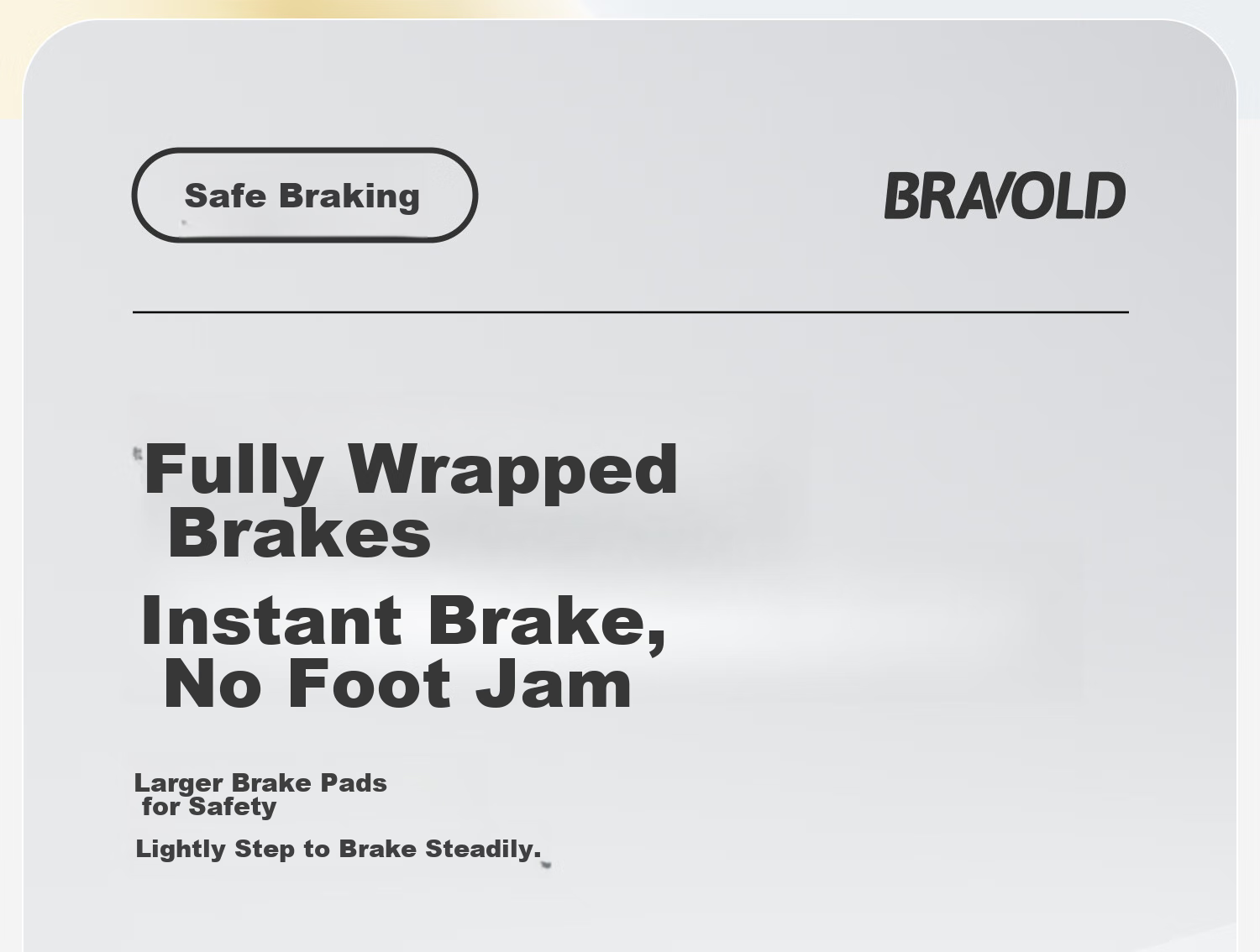 Детский самокат BRAVOLD, складной, трехколесный, с подсветкой, для детей от 3 до 18 лет, подарок на день рождения