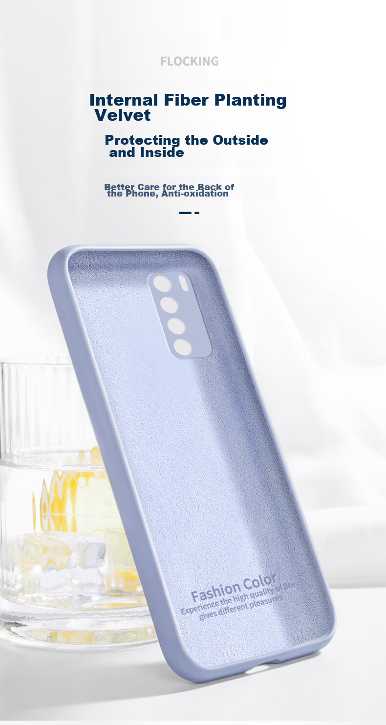 Чехол для Huawei Nova 7 KEKLLE, противоударный, силиконовый, черный
