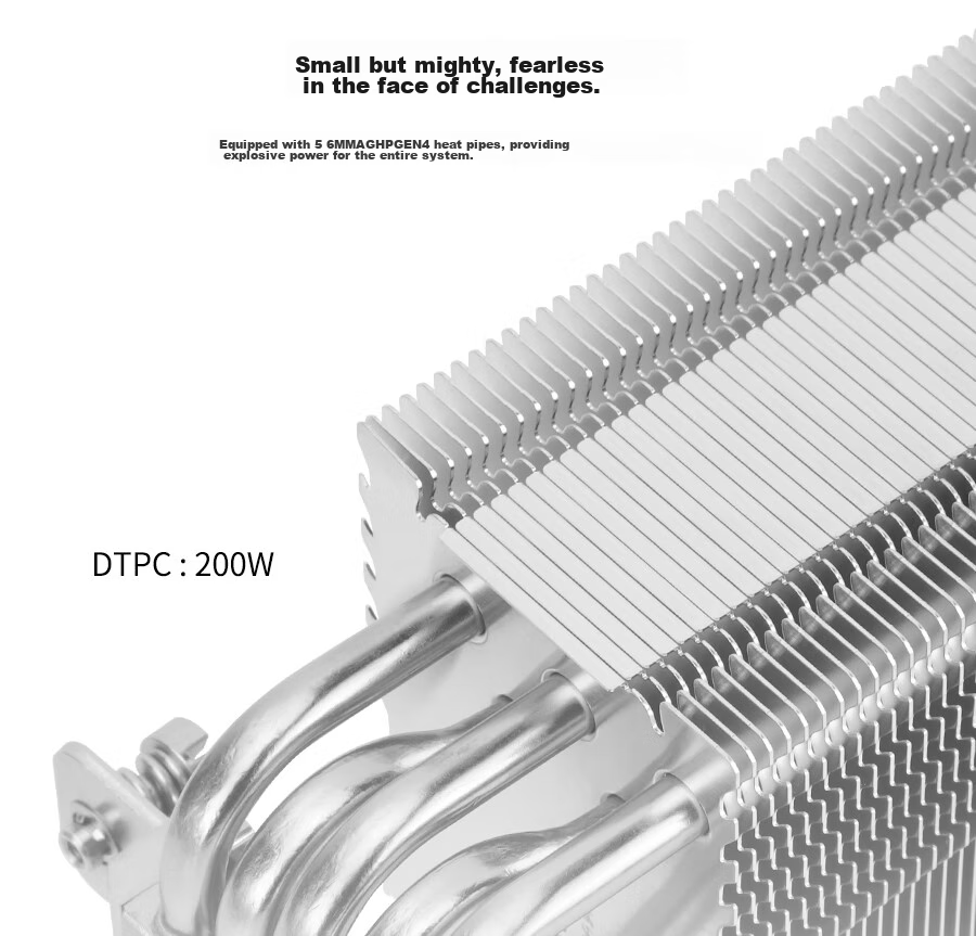 Кулер для процессора Thermalright Assassin King 90 V2, воздушное охлаждение, 5 тепловых трубок, высота 125 мм, для Intel LGA1700/1851/115X/1200/2011/2066, AMD AM4/AM5