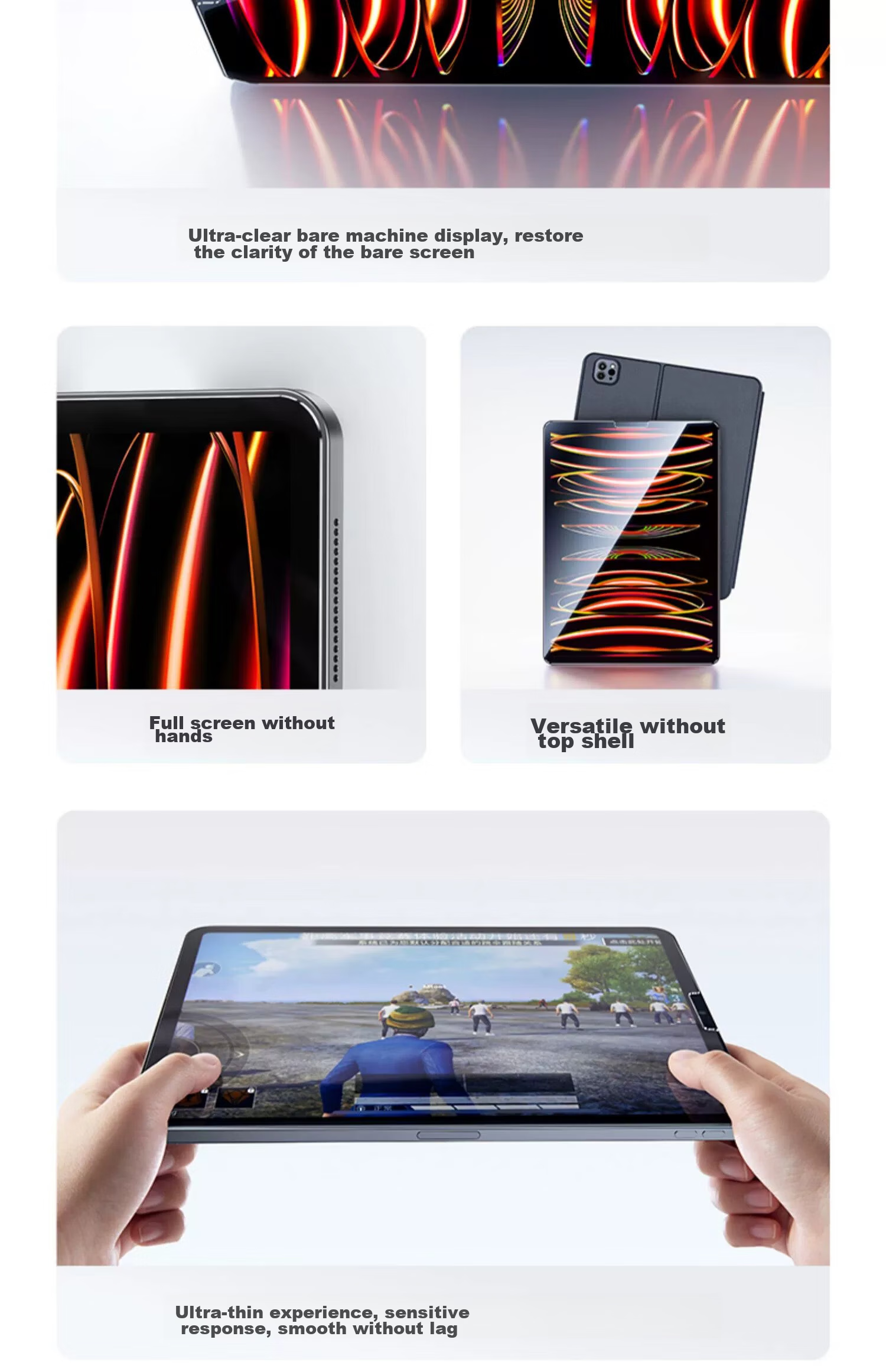 Защитная пленка TORRAS для iPad 11/10 (10.9 дюймов), закаленное стекло, противоударная, антибликовая, ультра-прозрачная, полное покрытие