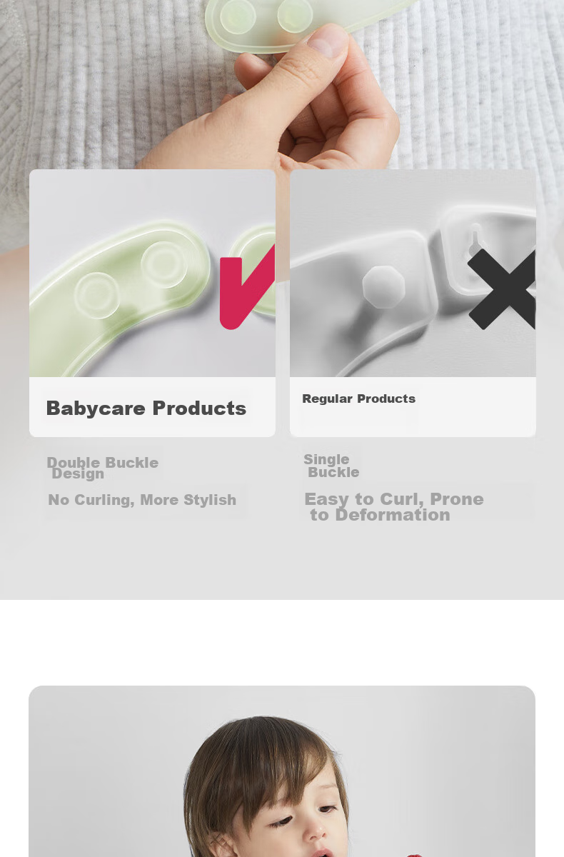 Детский нагрудник Babycare, водонепроницаемый силиконовый, для младенцев и детей, ультралегкий 3D
