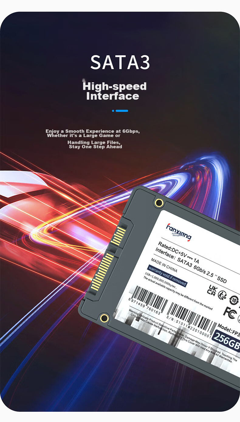 SSD накопитель FANXIANG FP325Q 512 ГБ SATA3.0