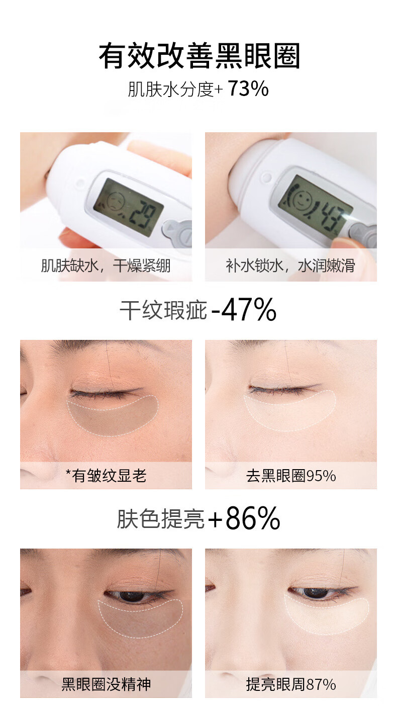妍绮 紧致抗皱眼部a醇精华油温博士大眼袋眼霜黑眼圈淡化细纹眼袋提拉紧致a醇skik眼部精华男女10ml 2支装