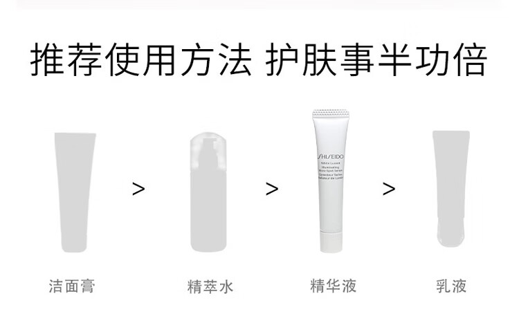 资生堂光透耀白祛斑焕颜精华液 5ml*6支 相当于30ml正装量