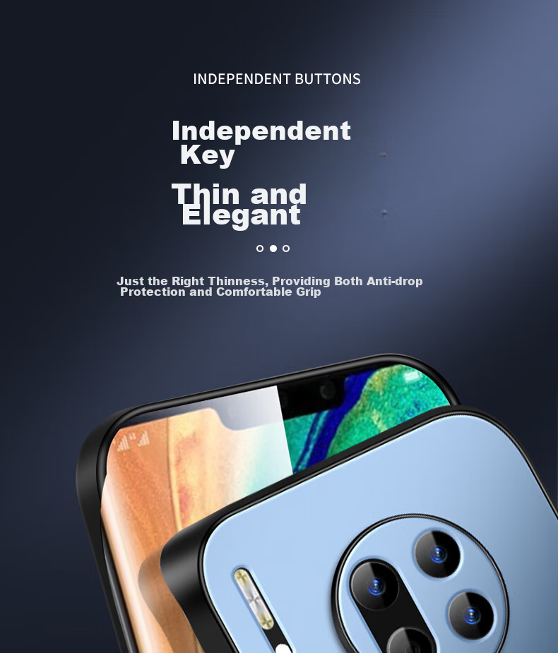 Чехол для Huawei Mate30 Pro/Mate30e Pro Shangsu, AG матовый, противоударный, черный