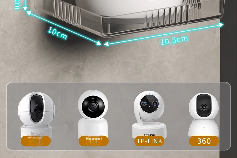 Крепление для камеры Xuan Yi, без сверления, универсальное, подходит для Xiaomi 360, Huawei, Haishu, Yingshi, TP-LINK, Pulin, Xiaobai, настенное, белое, без гвоздей