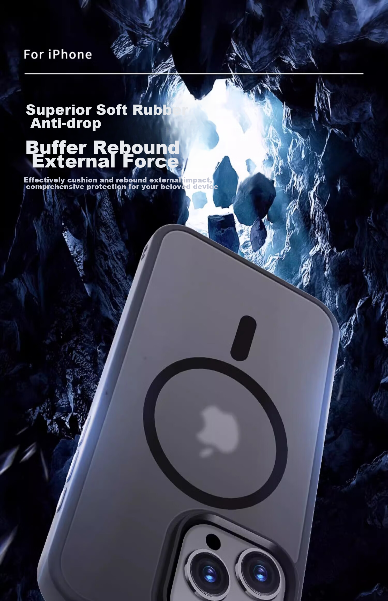 Магнитный чехол для iPhone 15 Pro Max