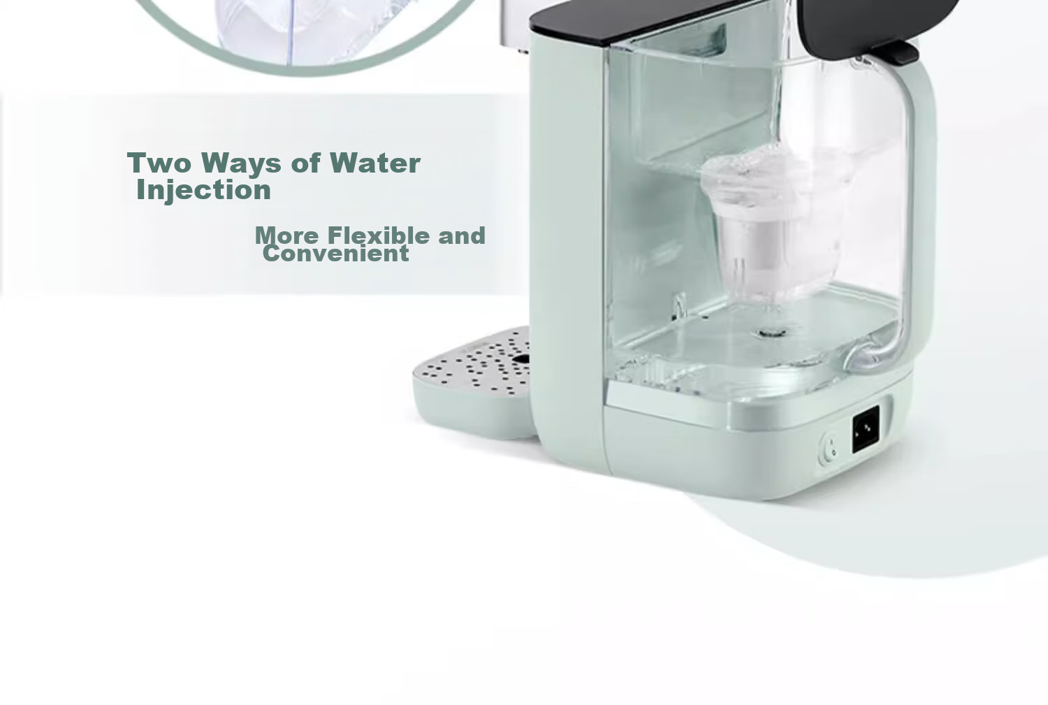 Настольный фильтр-кувшин Brita (BRITA) с функцией мгновенного нагрева воды, регулируемой температурой, не требует установки, белый