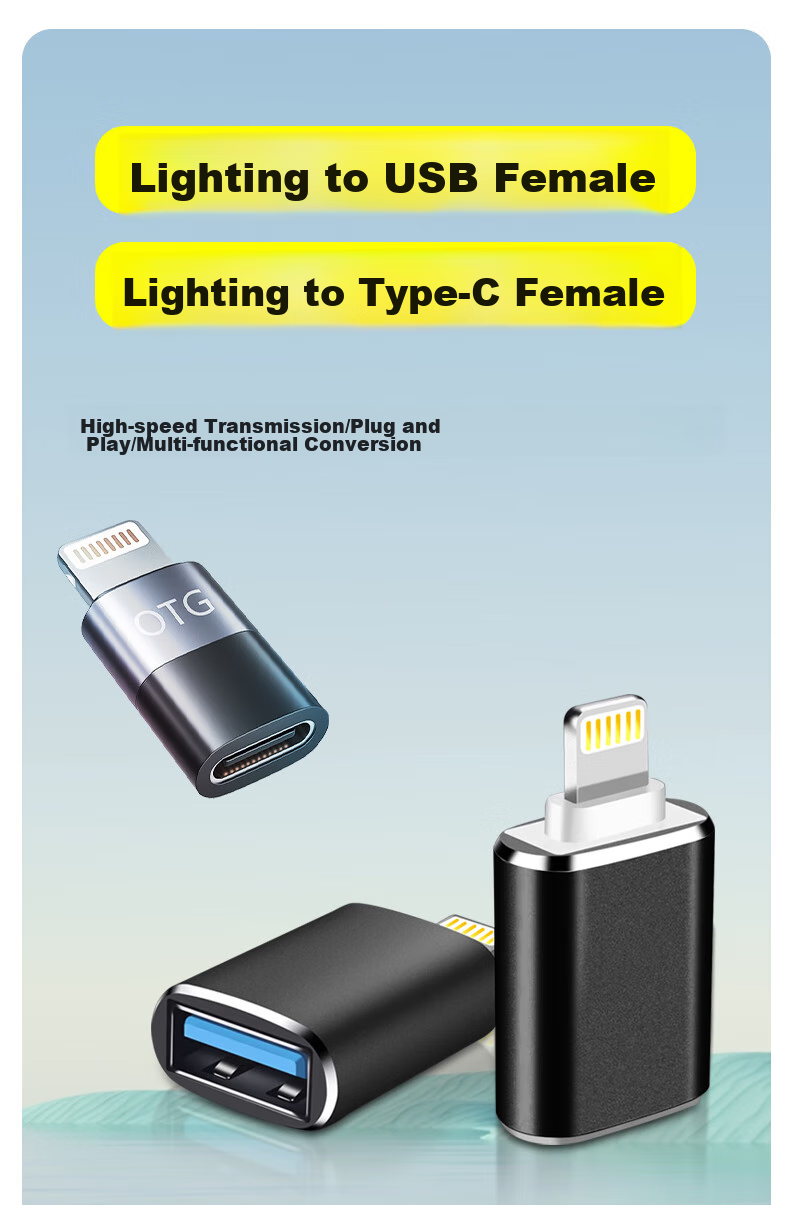 Адаптер Masentek Lightning на Type-C, конвертер для зарядки и передачи аудио, совместимый с наушниками и микрофоном iPhone