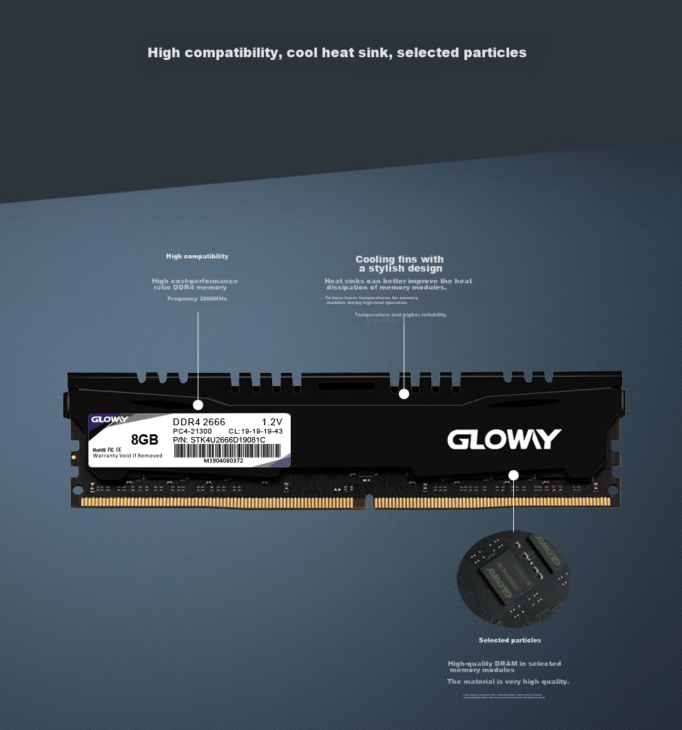 Модуль памяти Gloway DDR4