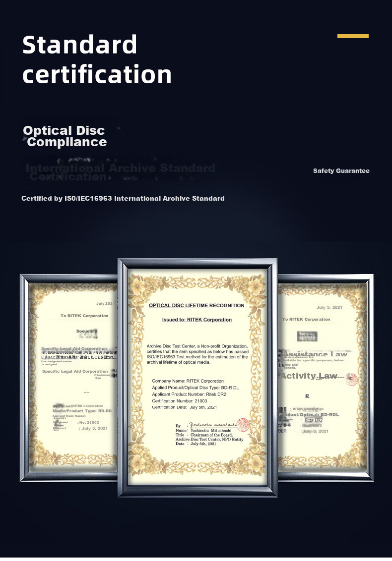 DVD-R RITEK 16X 4.7GB, 1 шт., для архивирования данных, сертификация ISO/IEC 16963