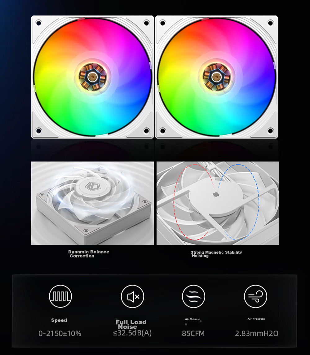 Компьютерный кулер ID-COOLING Frost Kingdom 240 ARGB White, жидкостное охлаждение, для процессора, белый