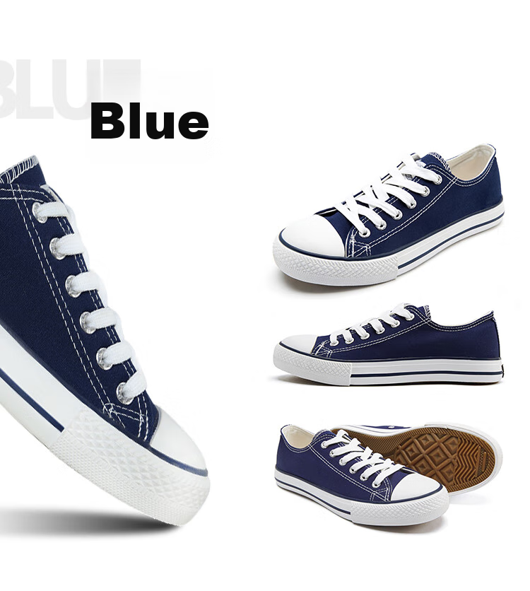 Warrior Classic Low-Top Canvas Shoes for Men And Women, Spring And Autumn Sneakers, Casual Shoes, Running Shoes for Couples, Sports Shoes, 391 Black, Size 41