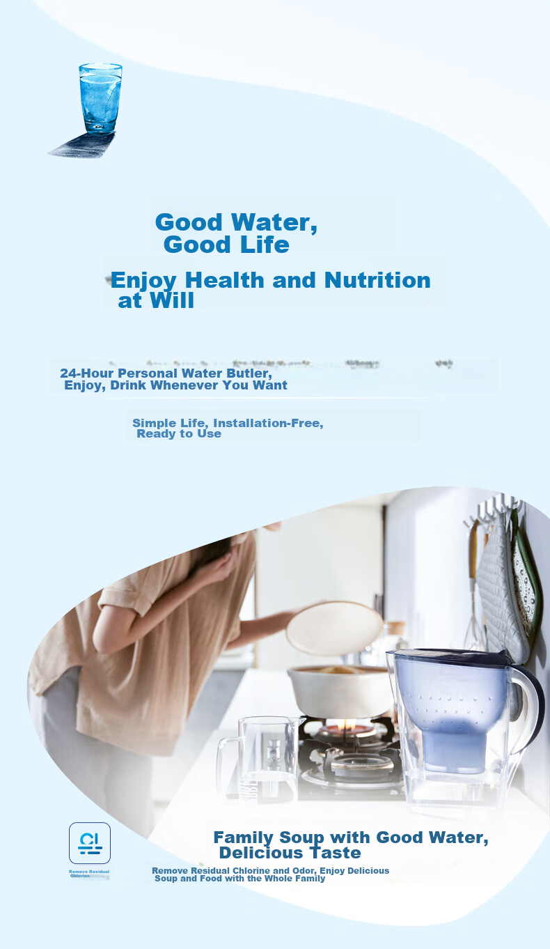 Фильтр-кувшин BRITA Marella Ocean 3.5 л (синий) с 12 картриджами