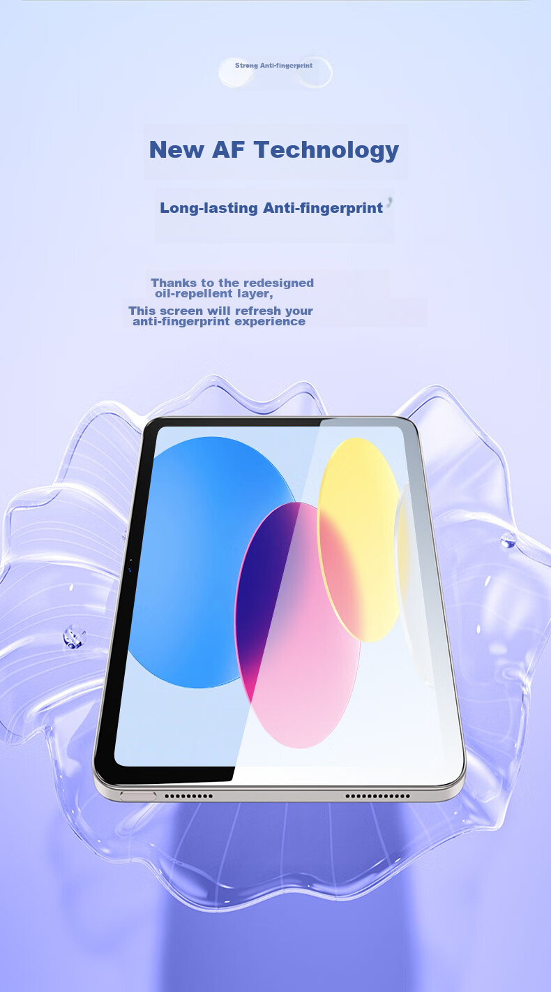 Защитная пленка PISEN для iPad 11/10 (2025/2022), закаленное стекло, HD, антибликовая, противоударная, 2 шт.