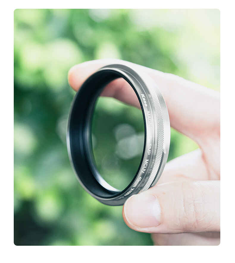 Защитный MCUV фильтр Kase для камер Fujifilm X100VI/X100V/X100F/X100T/X1, серебристая оправа, многослойное покрытие