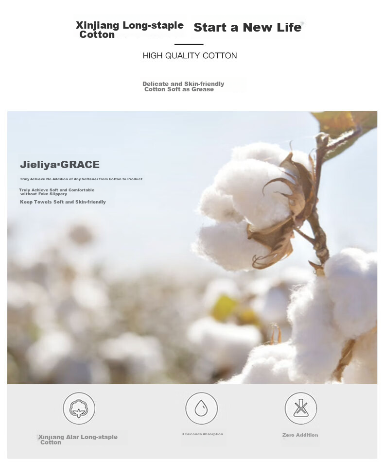 Набор полотенец Grace Classic Plaid Series, 2 шт., синий/серый, 100% хлопок, артикул 100003945543