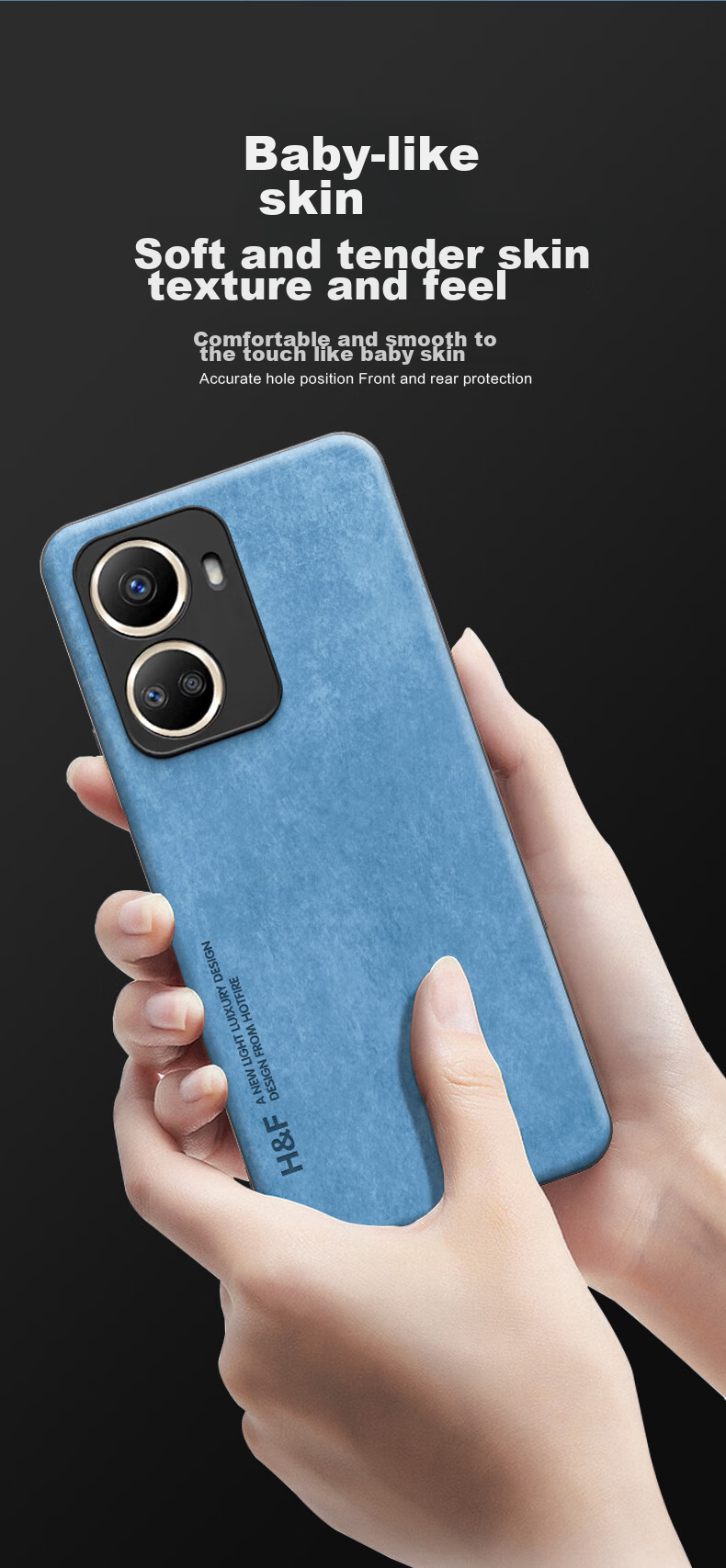 Чехол HotFire для Huawei Nova 10 SE, противоударный, силиконовый, с защитой камеры, простой стиль, дымчато-серый
