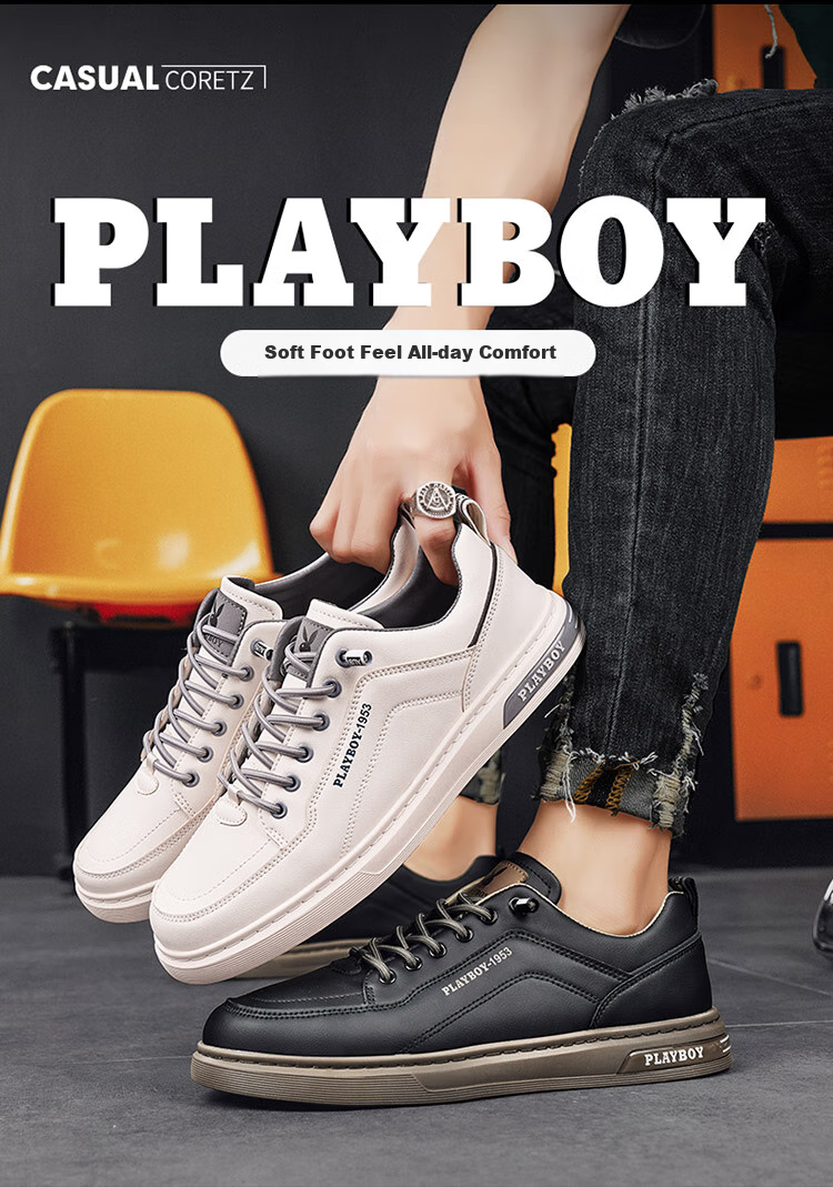 Мужские кроссовки PLAYBOY, повседневные, модные, бежевые, размер 42