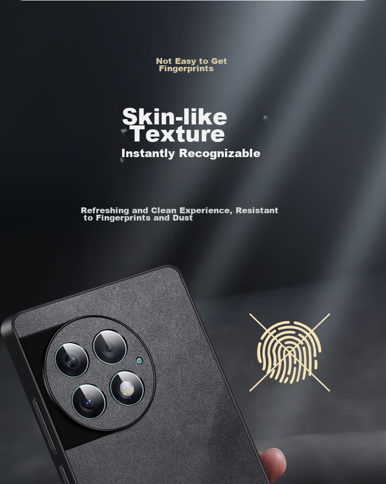 Чехол для OnePlus Ace 2 Pro Shangsu, противоударный, с защитой камеры, из натуральной кожи, черный