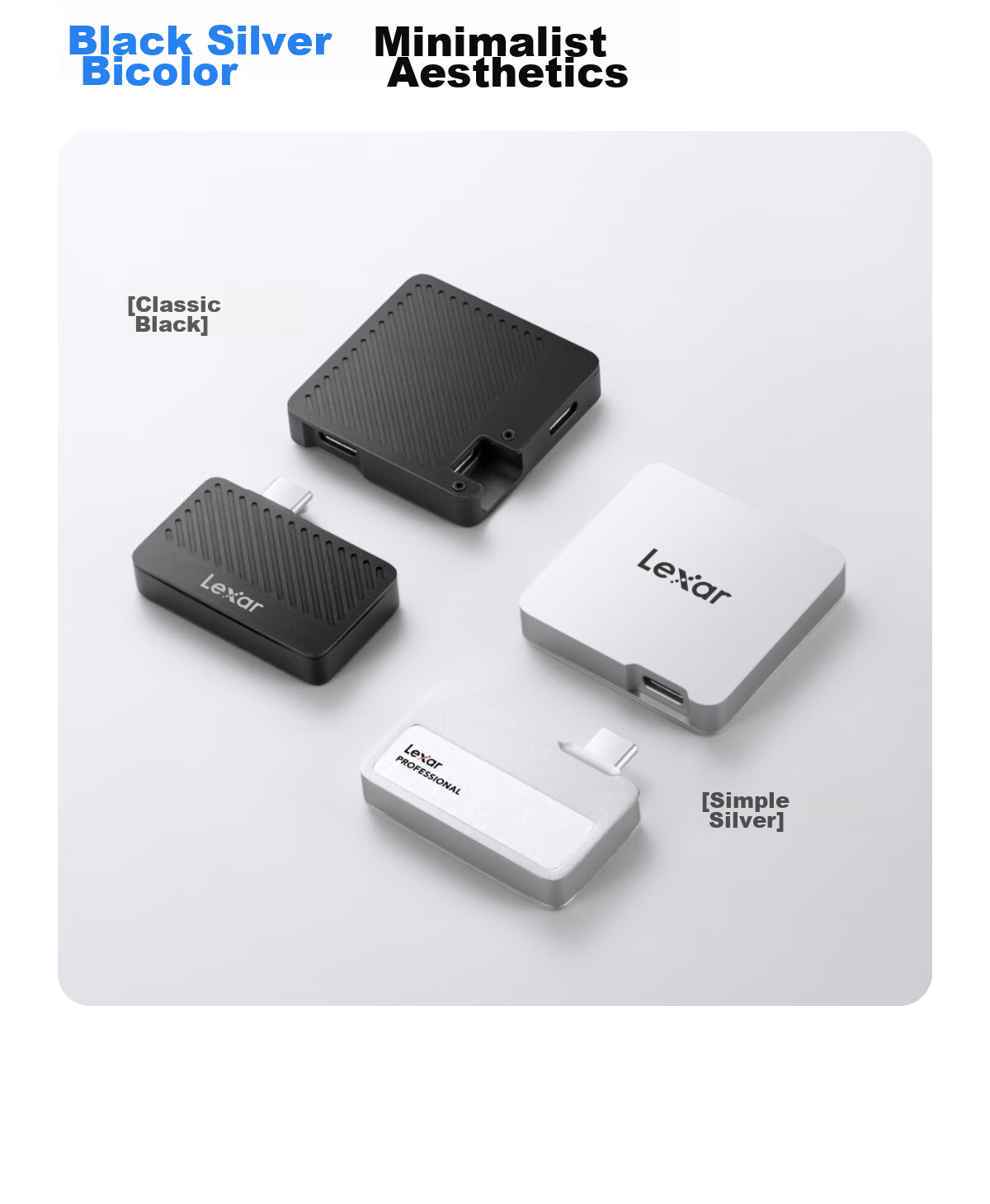 Портативный SSD-накопитель Lexar Professional GO 1 ТБ Type-C USB 3.2