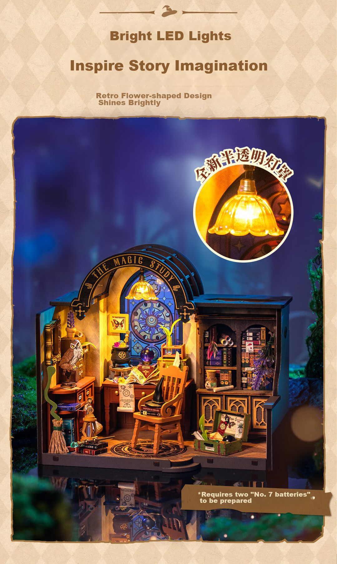 Конструктор Rolife Magic Bookhouse