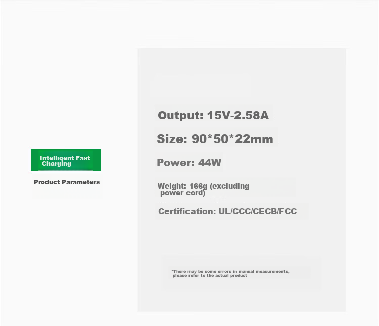Зарядное устройство BIAZE Microsoft Surface, адаптер питания 15V 2.58A 44W для ноутбуков и планшетов Surface Pro 4/5/6/7, Surface Laptop, Surface Go, Surface Book 2
