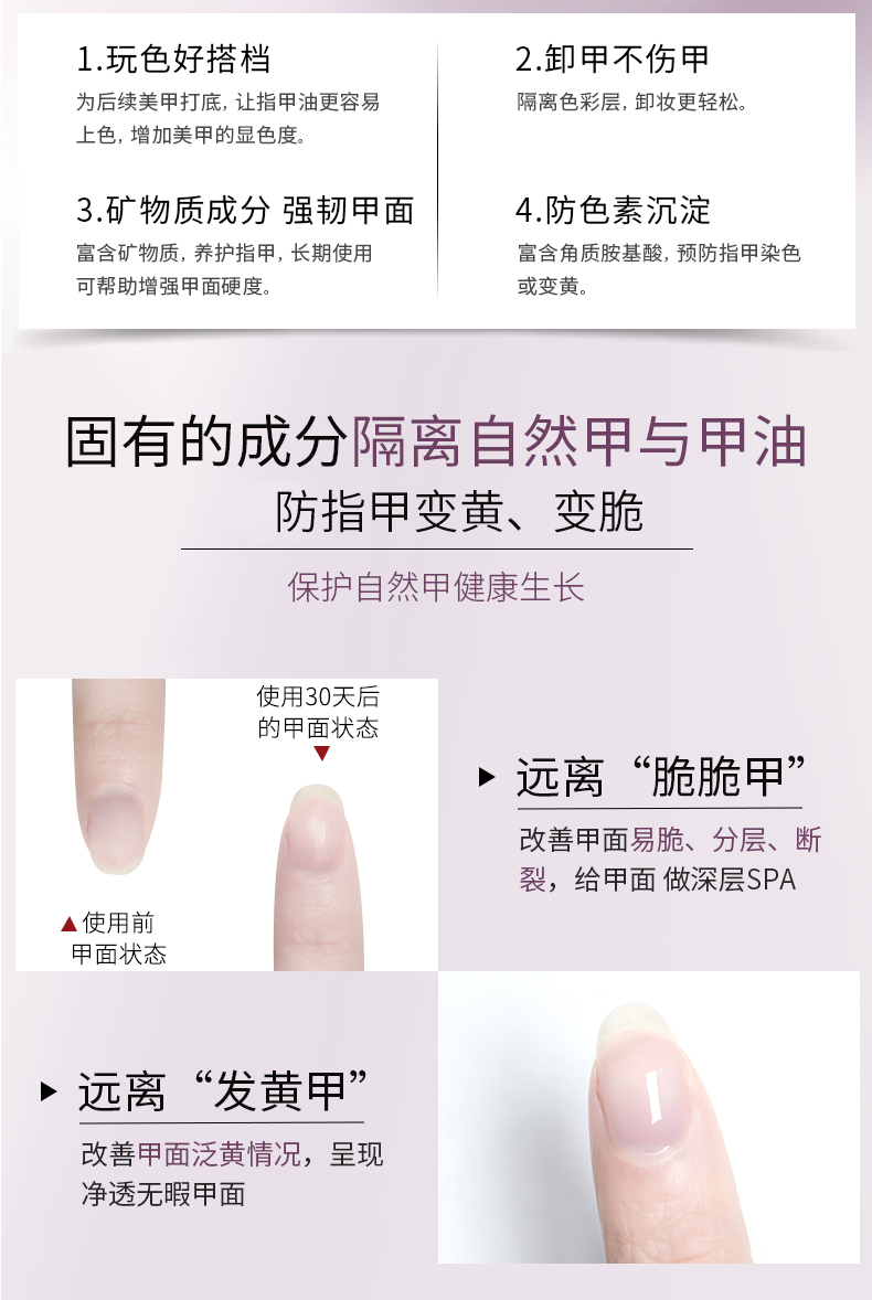 OPI指甲油美甲套装全套护甲油免烤持久护甲油 底油+亮油护理套装